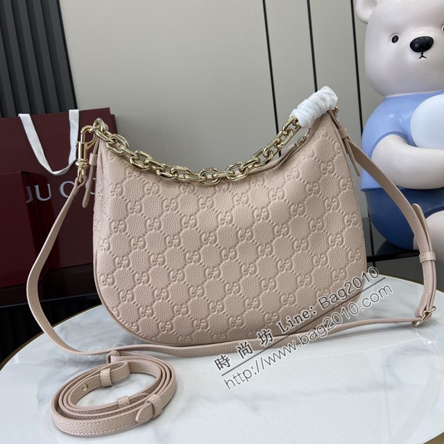 Gucci專櫃古馳最新款Emblem系列中號肩背包斜挎女包 jh2847型號：820453